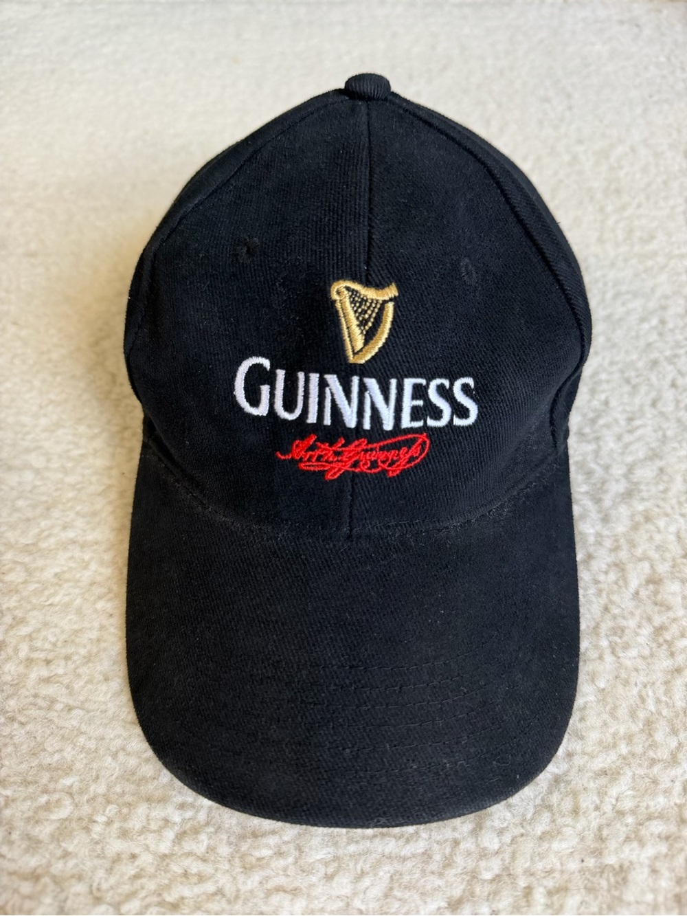 Guinness Beer Hat Black Baseball Cap